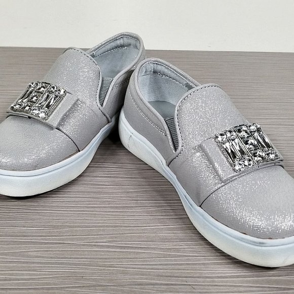 Michael Kors Michelle Slip-On Sneaker, Girls Size (Toddler 2-4 yrs) Size 10 / 27 - Picture 4 of 10